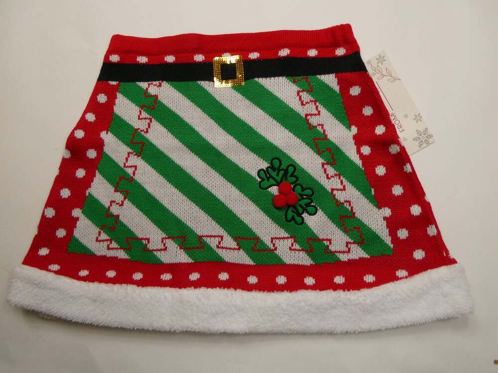 PLANET GOLD Christmas skirt, large, NEW